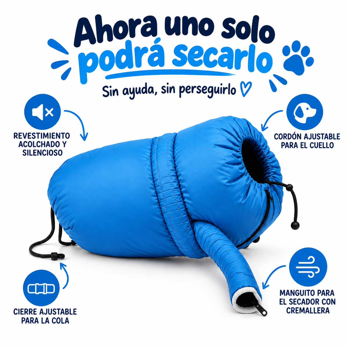 DryPaw™ Bolsa Secadora para Mascotas